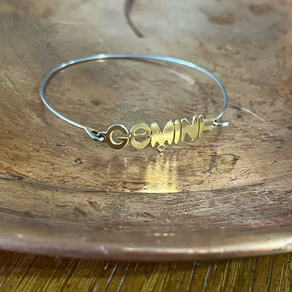 Gold Gemini Bracelet